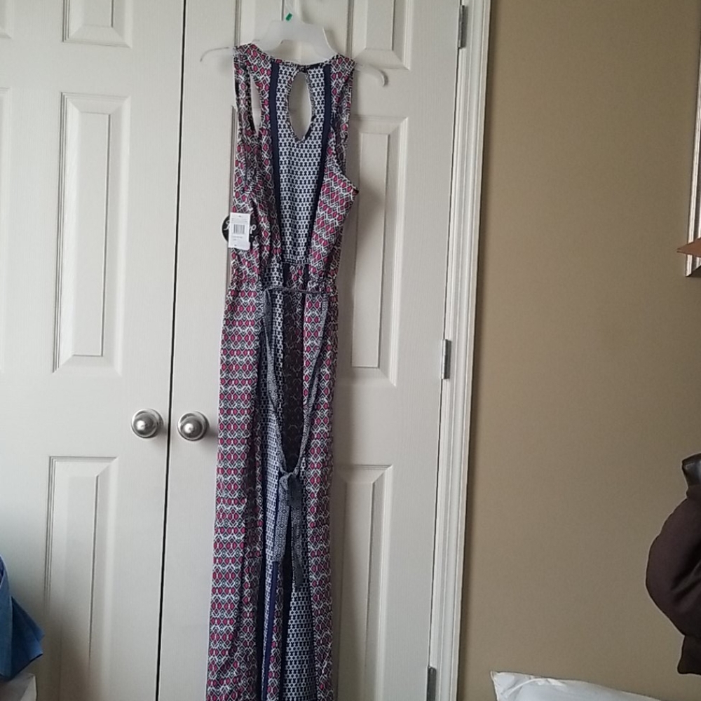 NWT Navy, red and white jumpsuit